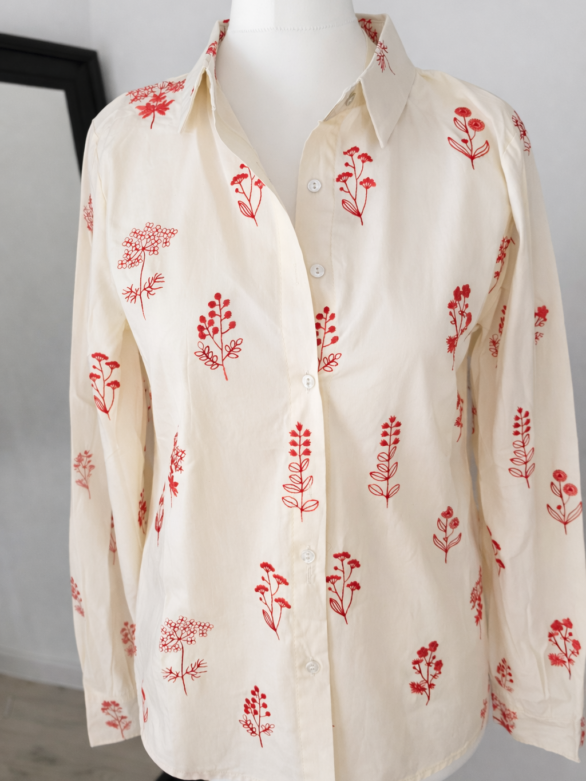 Koszula bawełniana Botanique