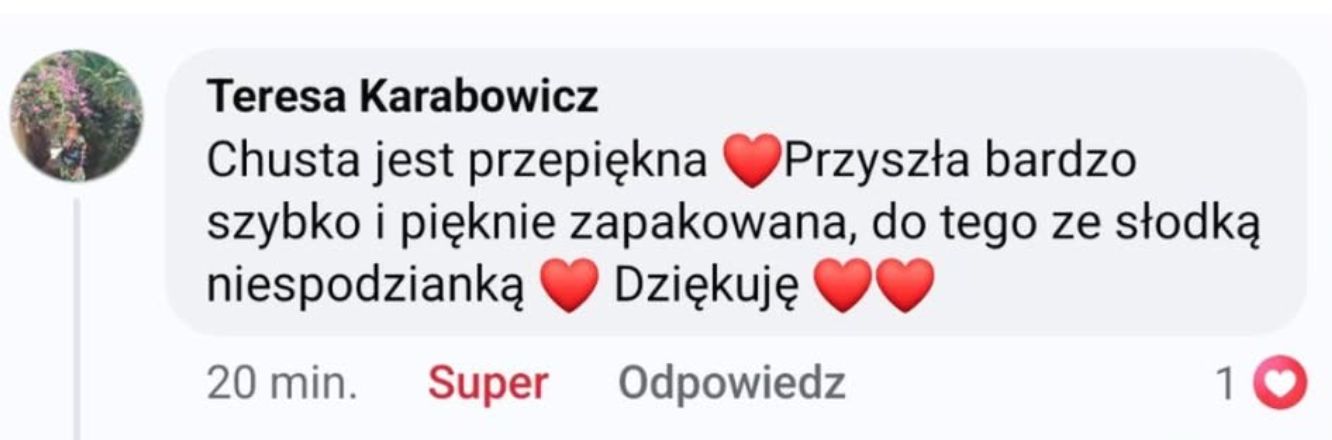 Opinia klientki Venantino