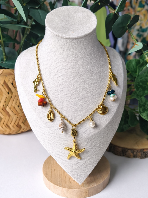 Naszyjnik z zawieszkami Stella Marina