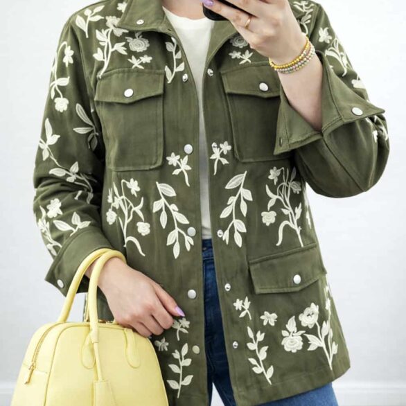 Kurtka wiosenna Flora Khaki