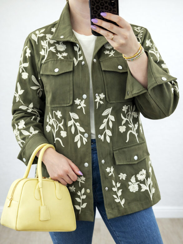 Kurtka  wiosenna Flora Khaki