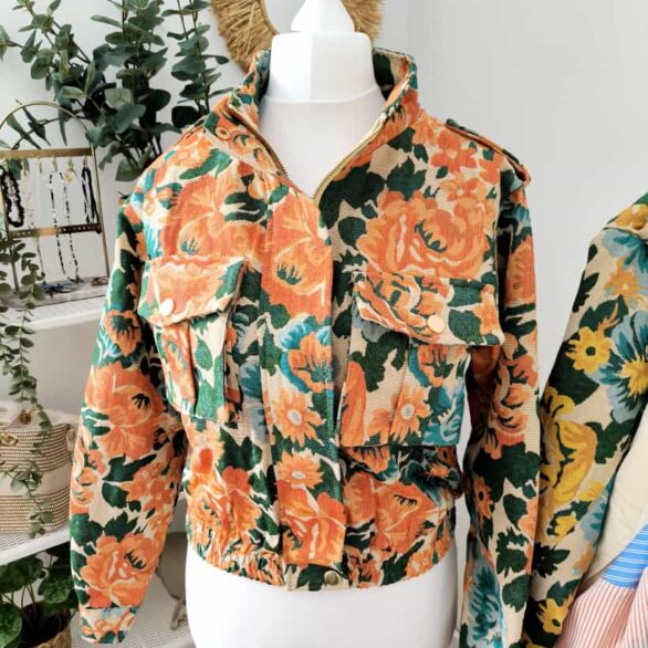 Kurtka bomberka kwiaty Bloom Premium