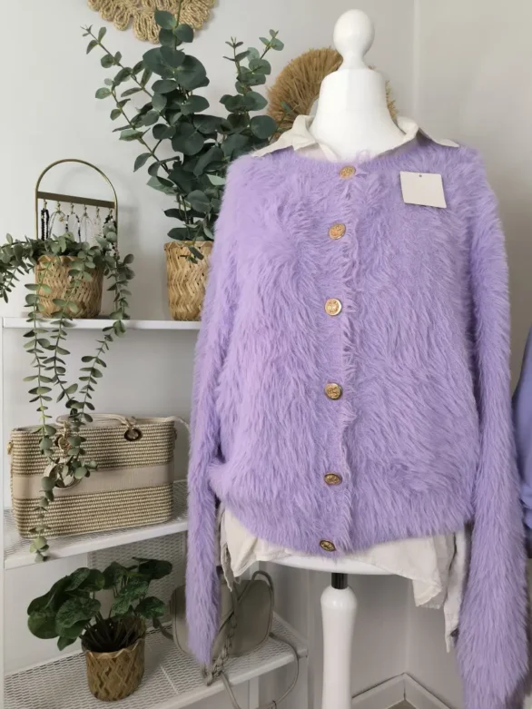 Kardigan Liliowa Chmurka