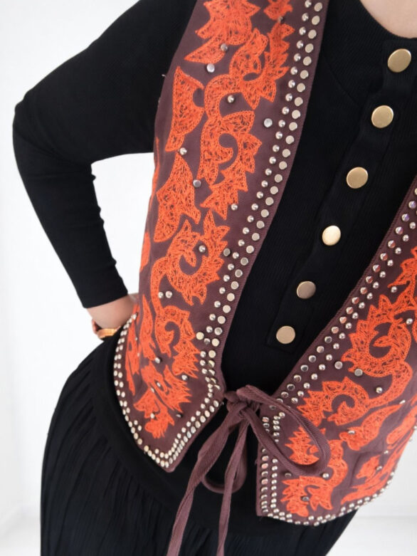 Kamizelka Boho Royal – 100% bawełna