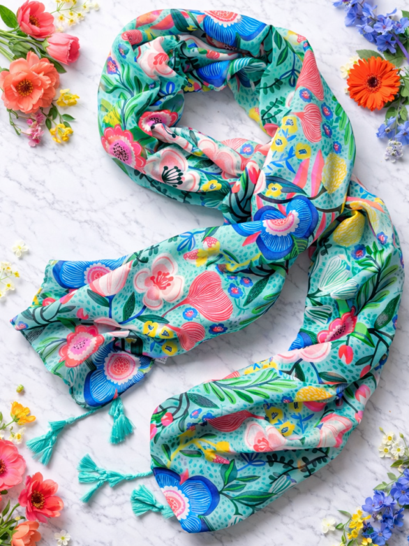 Chusta Giardina z chwostami